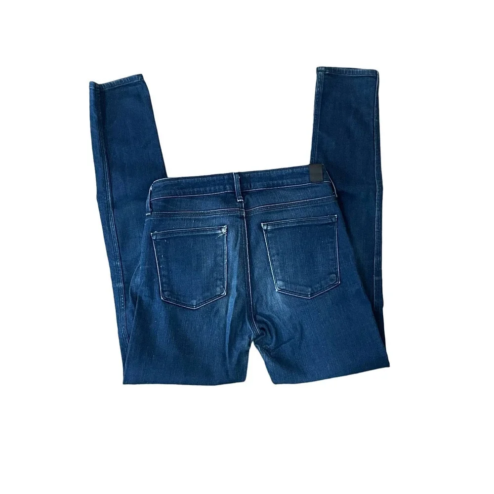 Vince High Rise Skinny Dark Optic Blue Sz 27 Women's Jeans